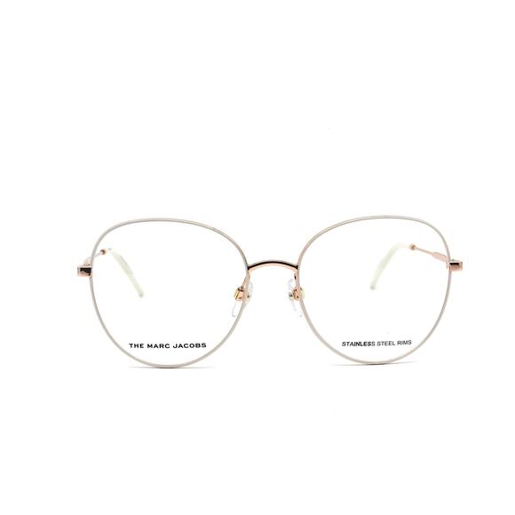 NEW MARC JACOBS MARC590 Y3R GOLD IVORY AUTHENTIC EYEGLASSES FRAME - Picture 3 of 12